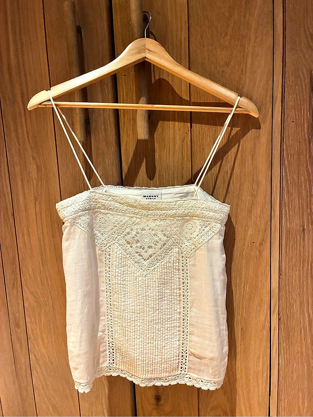 Marant Etoile Lace Camisole in White Like New